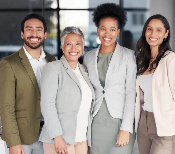 portrait-business-people-and-smile-for-office